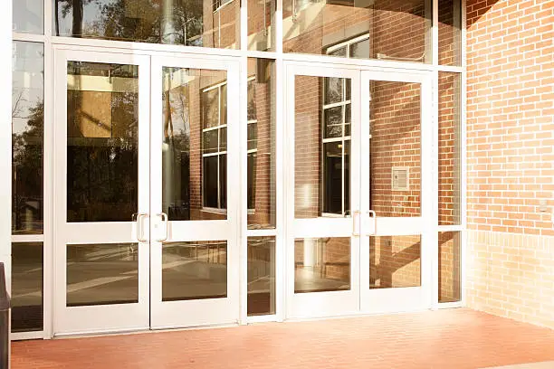 Aluminium doors